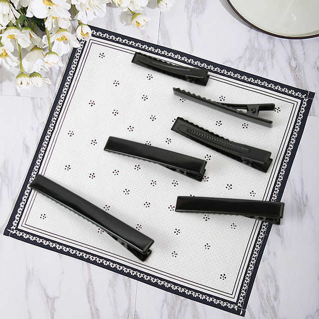Accesorios para el cabello de mujer de moda personalizados pasadores de pelo negro