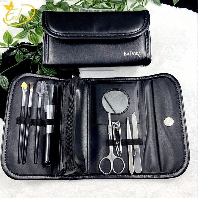 Herramientas de manicura con bolsa de cosméticos Juego de manicura de uñas