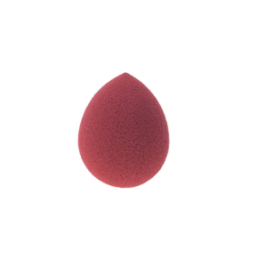 Puff de maquillaje rojo esponja (redonda)
